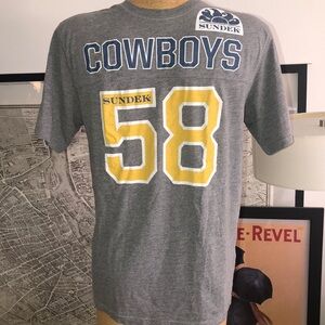 SUNDEK special Force limited edition vintage gray t-shirt cowboys 58 Size XL